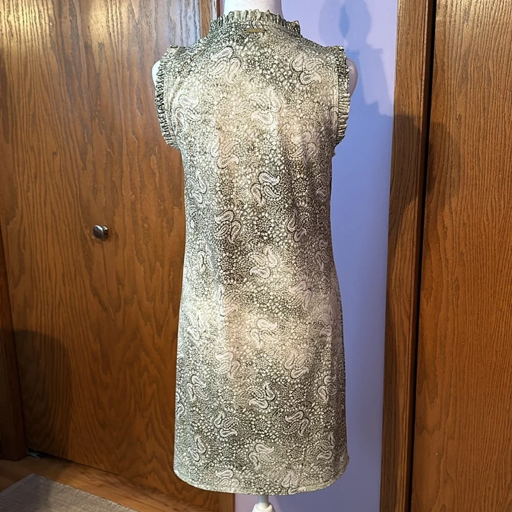 Michael by Michael Kors size small green and white dress.